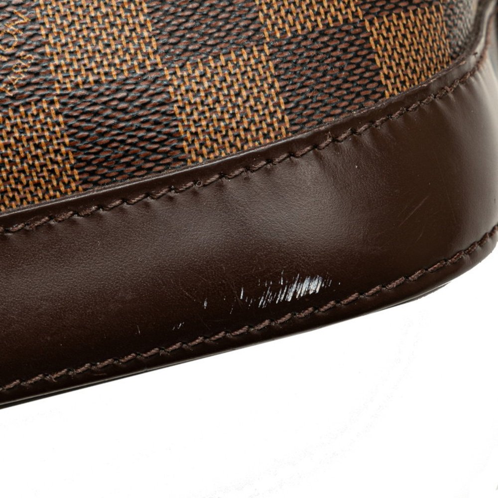 Louis Vuitton Damier Alma Handbag N51131 Brown PVC Leather Women's LOUIS VUITTON - Picture 4 of 8